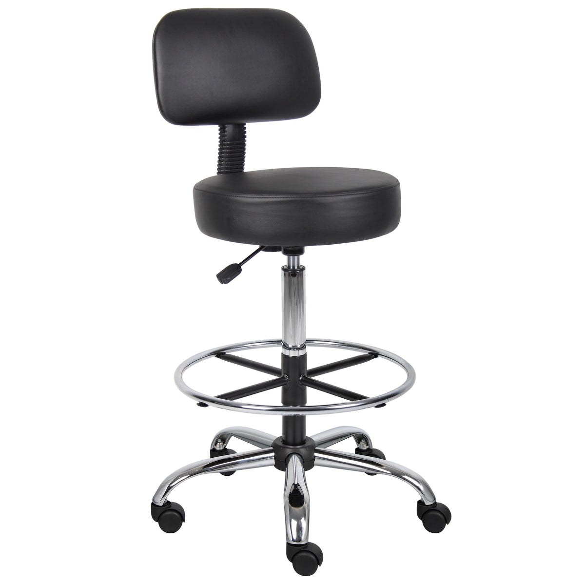 Boss B16245 Drafting Stool, 25" Wide - Black