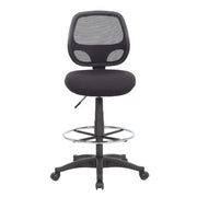 Boss Drafting Stool, 24 1/2" Wide, Black - photo 3