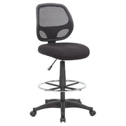 Boss Drafting Stool, 24 1/2" Wide, Black - B16605