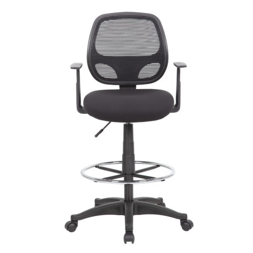 Boss Drafting Stool, 24 1/2" Wide, Black - photo 4