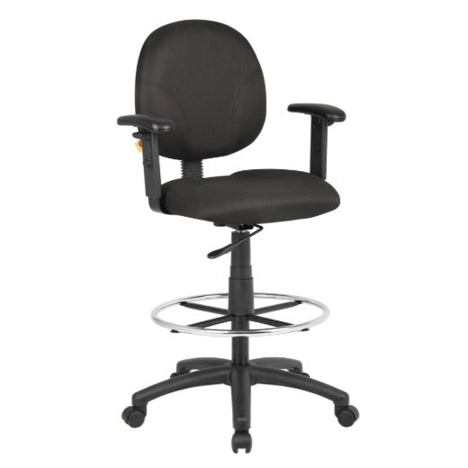 Boss B1691-BK Drafting Stool, 25" Wide, Black - Default Title