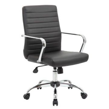 Boss B436C-CP Task Chair, 25" Wide, Black - Default Title