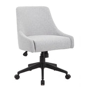 Boss Poly-Linen Weave Guest Chair, Gray - 23 1/2"