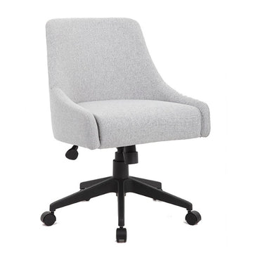 Boss Poly-Linen Weave Guest Chair, Gray - 23 1/2"