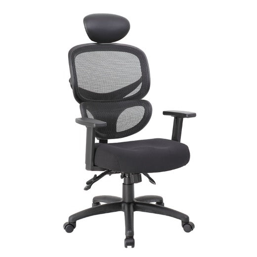 Boss B6338 Task Chair, 27" Wide, Black - B6338