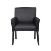 Boss B639-BK Vinyl Chair, 24 1/2" Wide, Black - photo 2