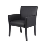 Boss B639-BK Vinyl Chair, 24 1/2" Wide, Black - photo 3