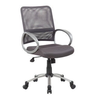 Boss B6416-CG Task Chair, 27" Wide, Gray - Default Title