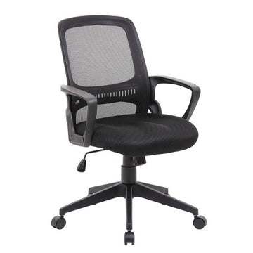 Boss B6456-BK Task Chair, 25" Wide, Black - Default Title