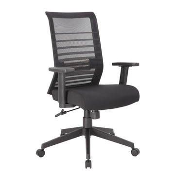 Boss B6566-BK Task Chair, 25 1/2" Wide, Black - Default Title
