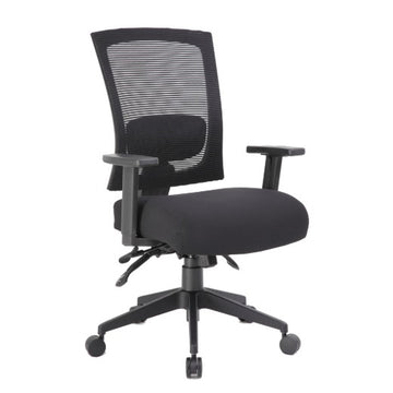 Boss B6716 Task Chair, 25" Wide, Black - 26"