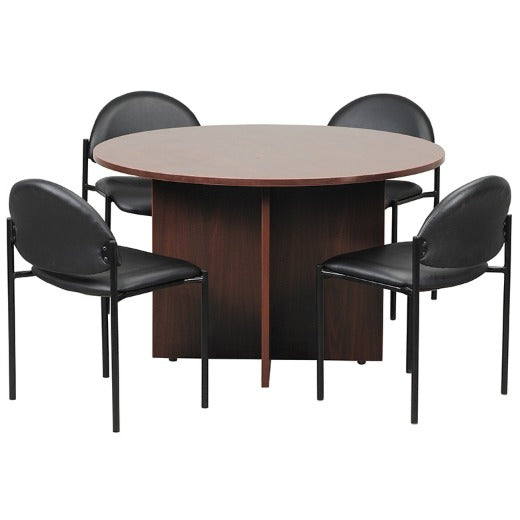 Boss N123 Table, 47" Diameter - Mahogany