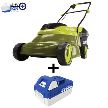 Sun Joe 24V-MJ14C Lawn Mower, 17 1/2" x 26", 24V - Default Title