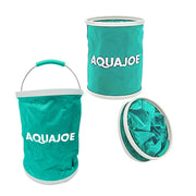 Aqua Joe AJ-FB3 Polyester Bucket, 13.6 qt. 3.4 gal., 3/Pack - Turquoise