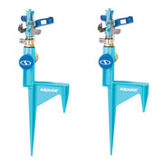 Aqua Joe AJ-ISH-2PK Zinc Sprinkler, Blue, 2/Pack - photo 3