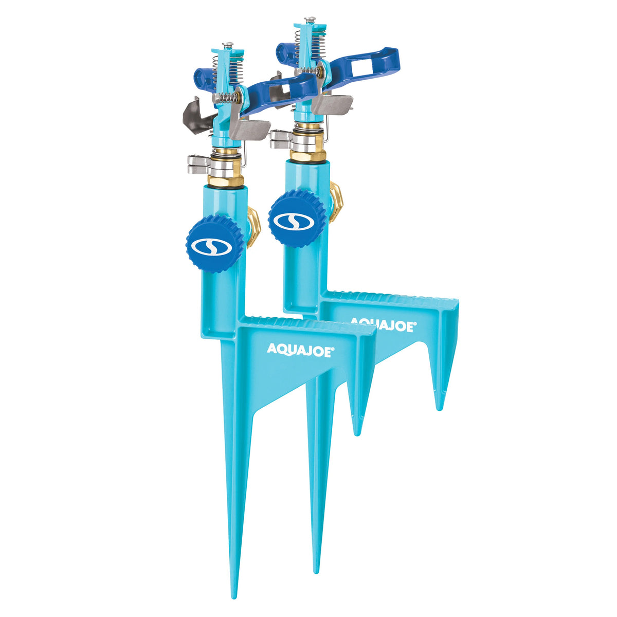 Aqua Joe AJ-ISH-2PK Zinc Sprinkler, Blue, 2/Pack - photo 4