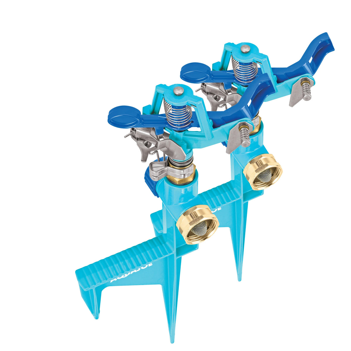 Aqua Joe AJ-ISH-2PK Zinc Sprinkler, Blue, 2/Pack - Default Title