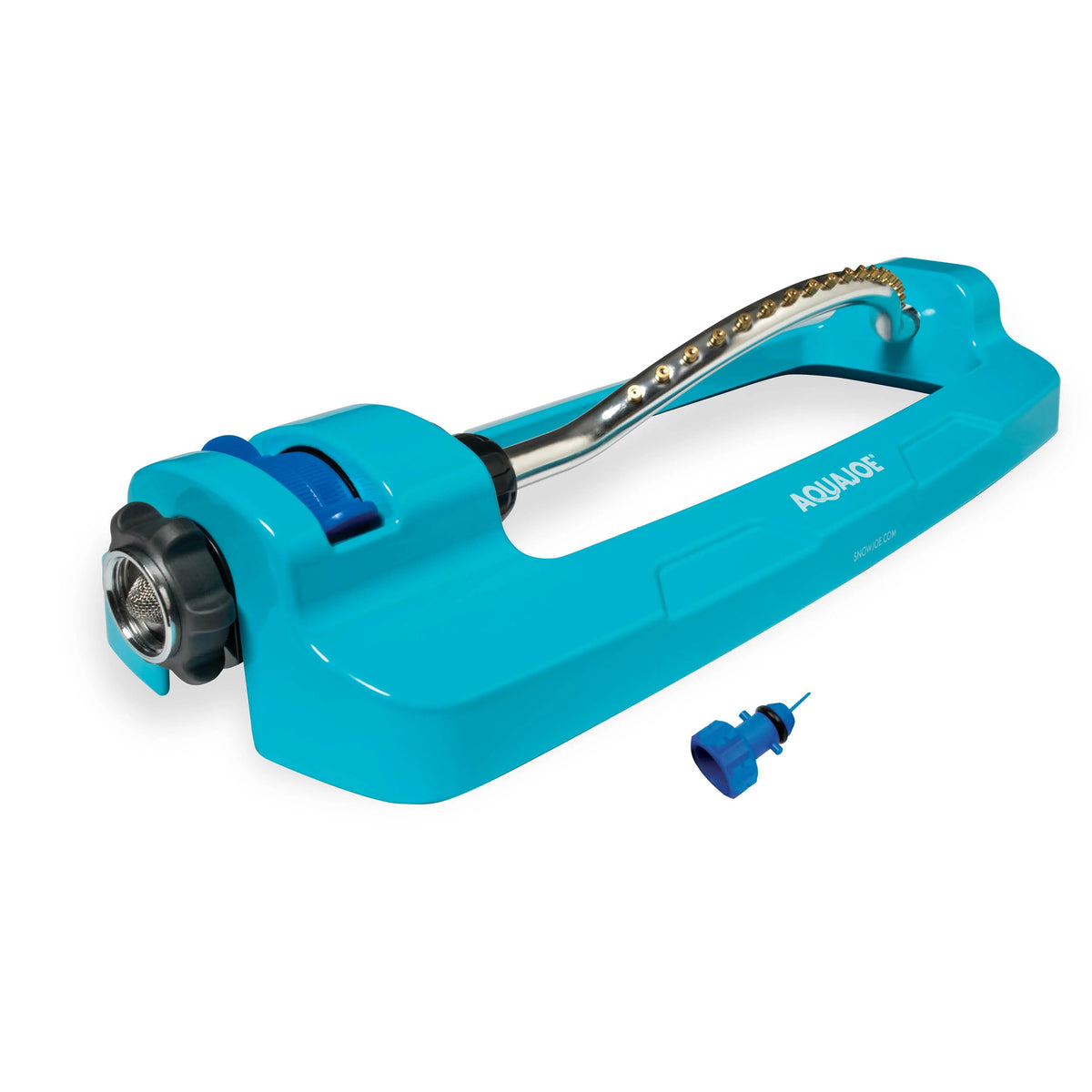 Aqua Joe AJ-OMS18-BRS Metal Sprinkler, 7" x 18", Blue - photo 3