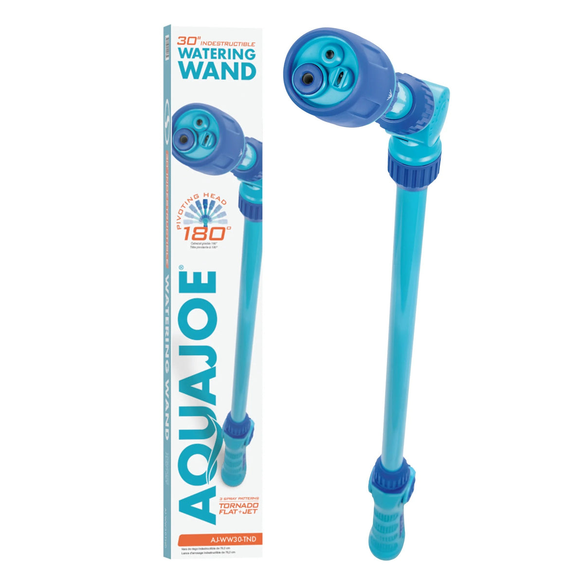 Aqua Joe AJ-WW30-TND Metal Watering Wand, 5 3/8" x 28 1/4", Blue - Default Title
