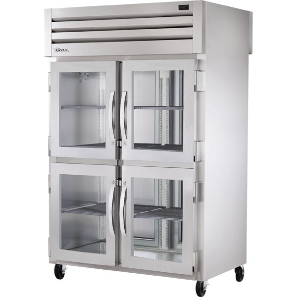 True Refrigeration STR2RPT Glass Front, 52 5/8" Wide, 115V - STR2RPT-4HG-2S-HC