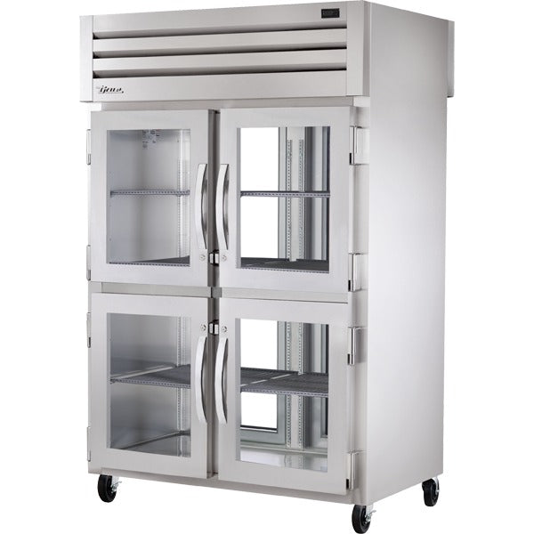 True Refrigeration STR2RPT Glass Front, 52 5/8" Wide, 115V - STR2RPT-4HG-2G-HC