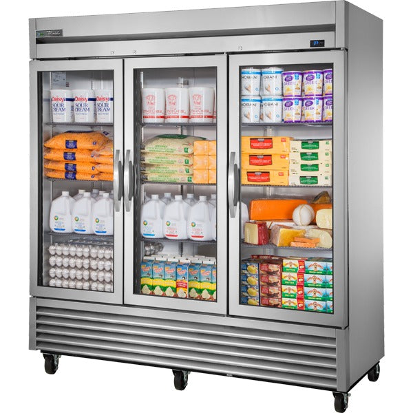 True Refrigeration Reach-In Refrigerator, 83 3/8" High, 115V - 65.6 cu. ft.