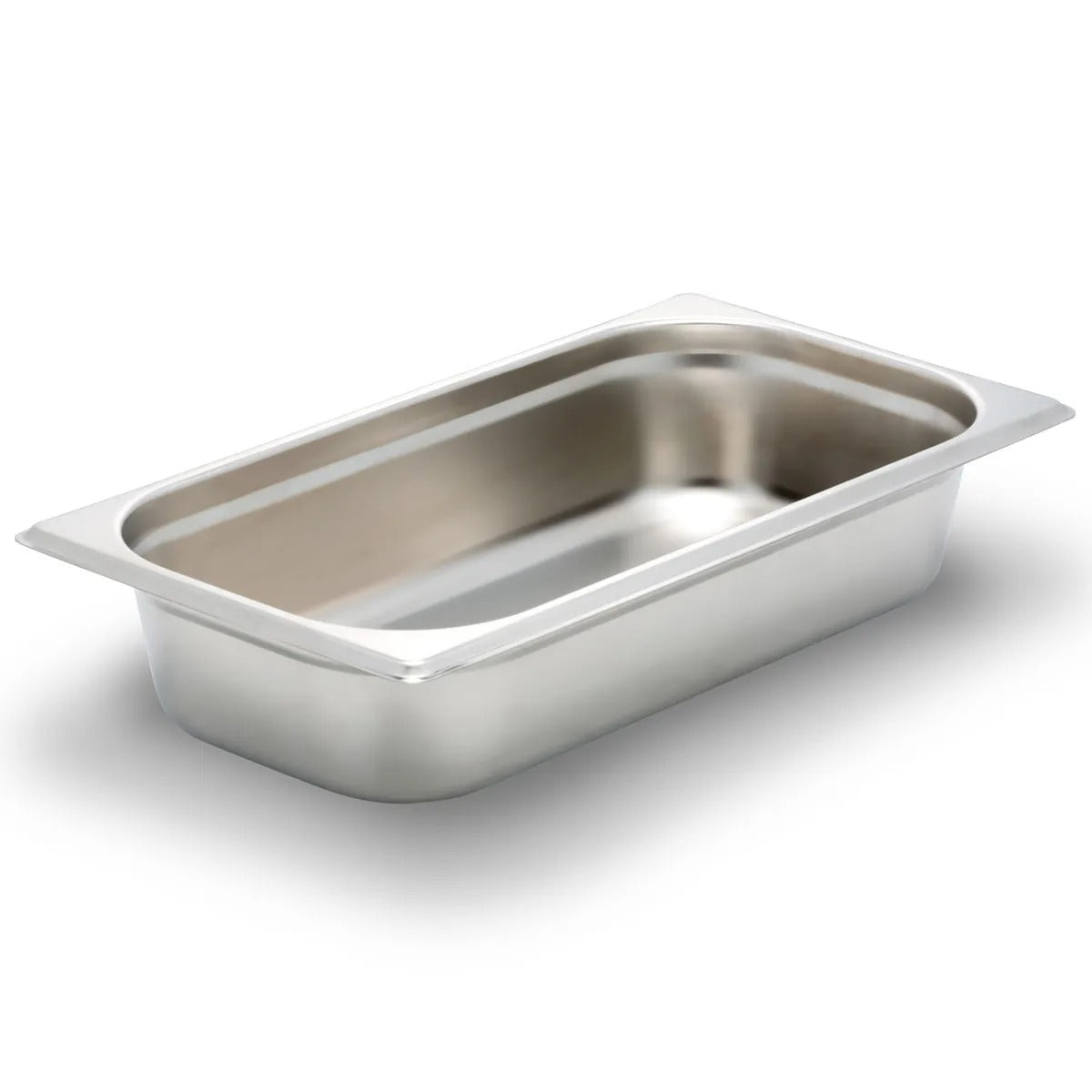 Bon Chef Stainless Steel Food Pan, Silver - 1/3 Size