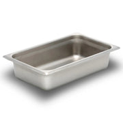 Bon Chef Stainless Steel Food Pan, Silver - 1/4 Size