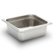 Bon Chef Stainless Steel Food Pan, Silver - 1/6 Size