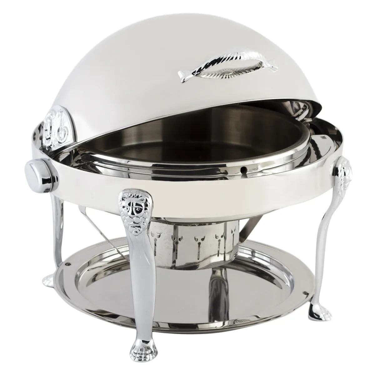 Bon Chef Elite Stainless Steel, 8 qt., Silver - Chrome Accent
