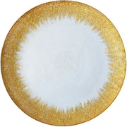 Bon Chef Tavola Glass Gold Charger Plate, 13" Diameter, 8/Pack - Gold