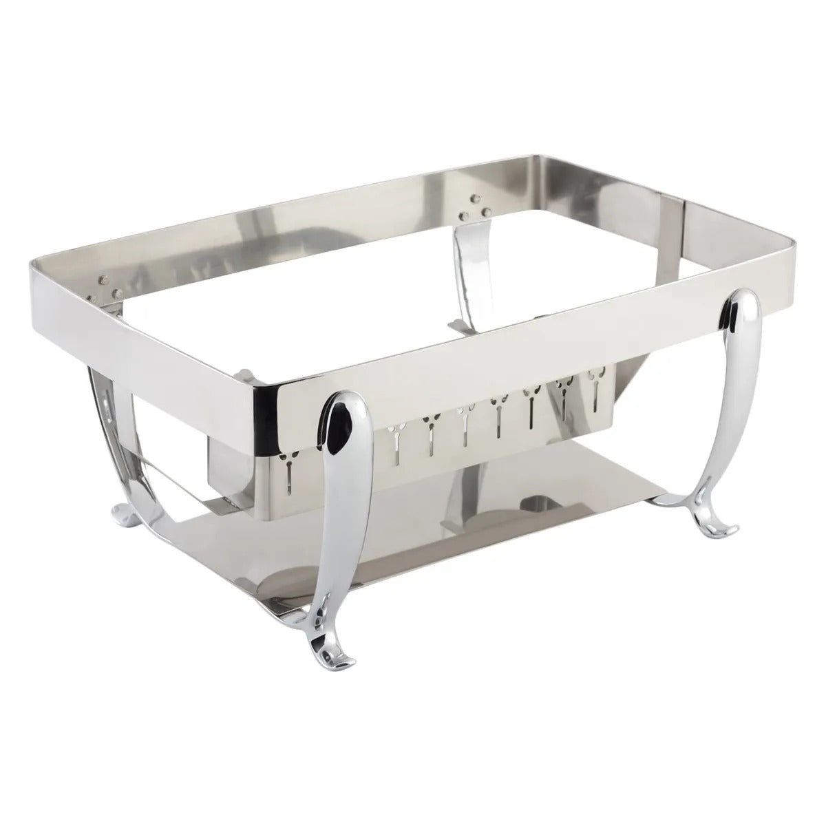 Bon Chef 20305ST Plastic Chafer Stand, Full Size, Silver - Default Title