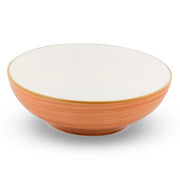 Bon Chef 2060003P Tavola Artis Porcelain Bowl, 32 oz., 24/Case - Gold Orange White