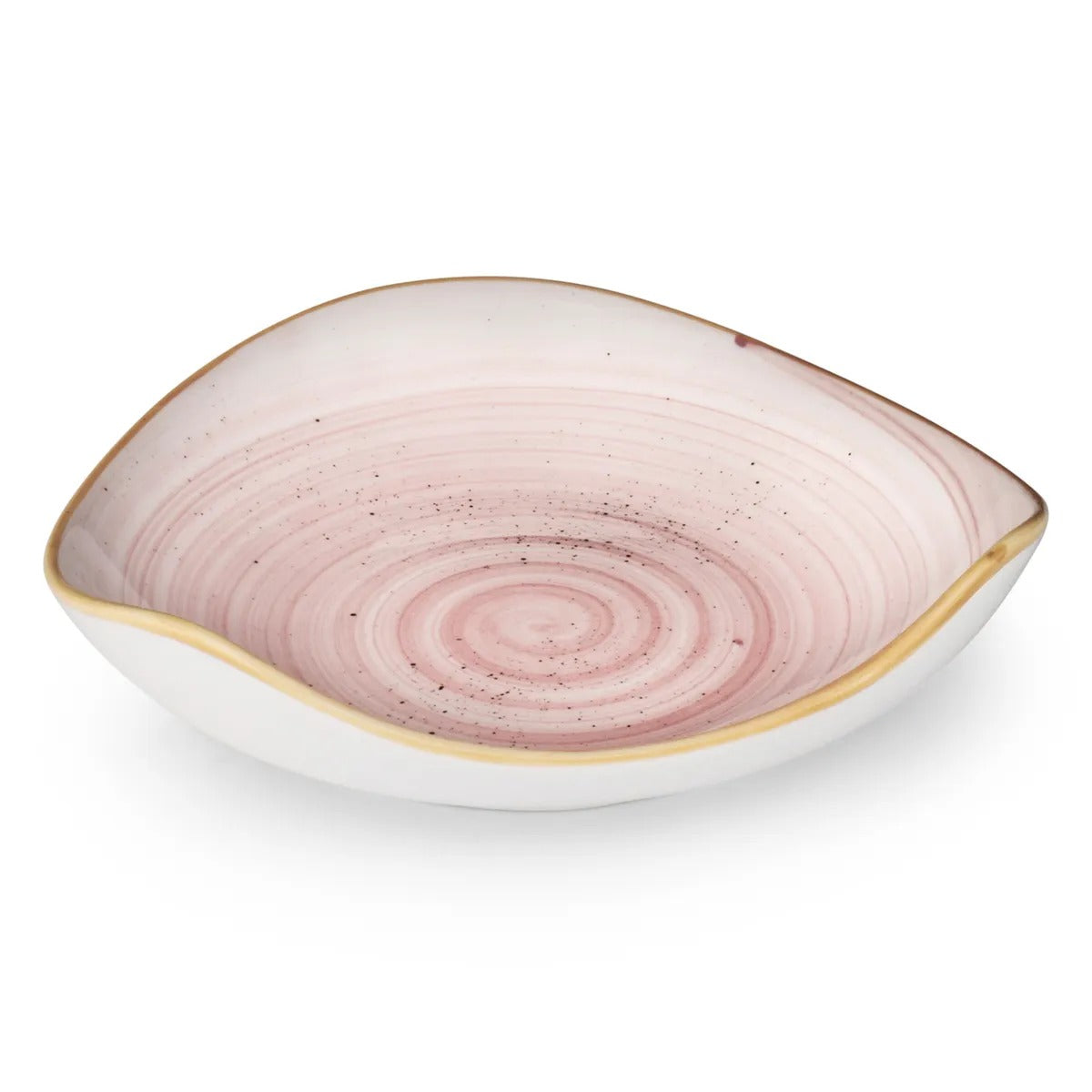 Bon Chef 2060007P Tavola Artis Porcelain Bowl, 8 oz., 36/Case - Gold Pink