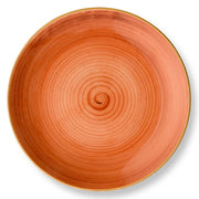 Bon Chef 2060023P Tavola Artis Porcelain Plate, 9 1/4" Diameter, 24/Case - Gold Orange