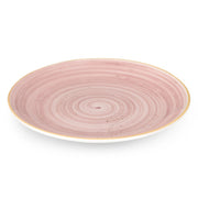 Bon Chef 2060023P Tavola Artis Porcelain Plate, 9 1/4" Diameter, 24/Case - Gold Pink