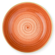 Bon Chef 2060027P Tavola Artis Porcelain Deep Plate, 8" Diameter, 48/Case - Gold Orange
