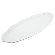 Bon Chef Cast Aluminum Platter, 12" x 28" - White