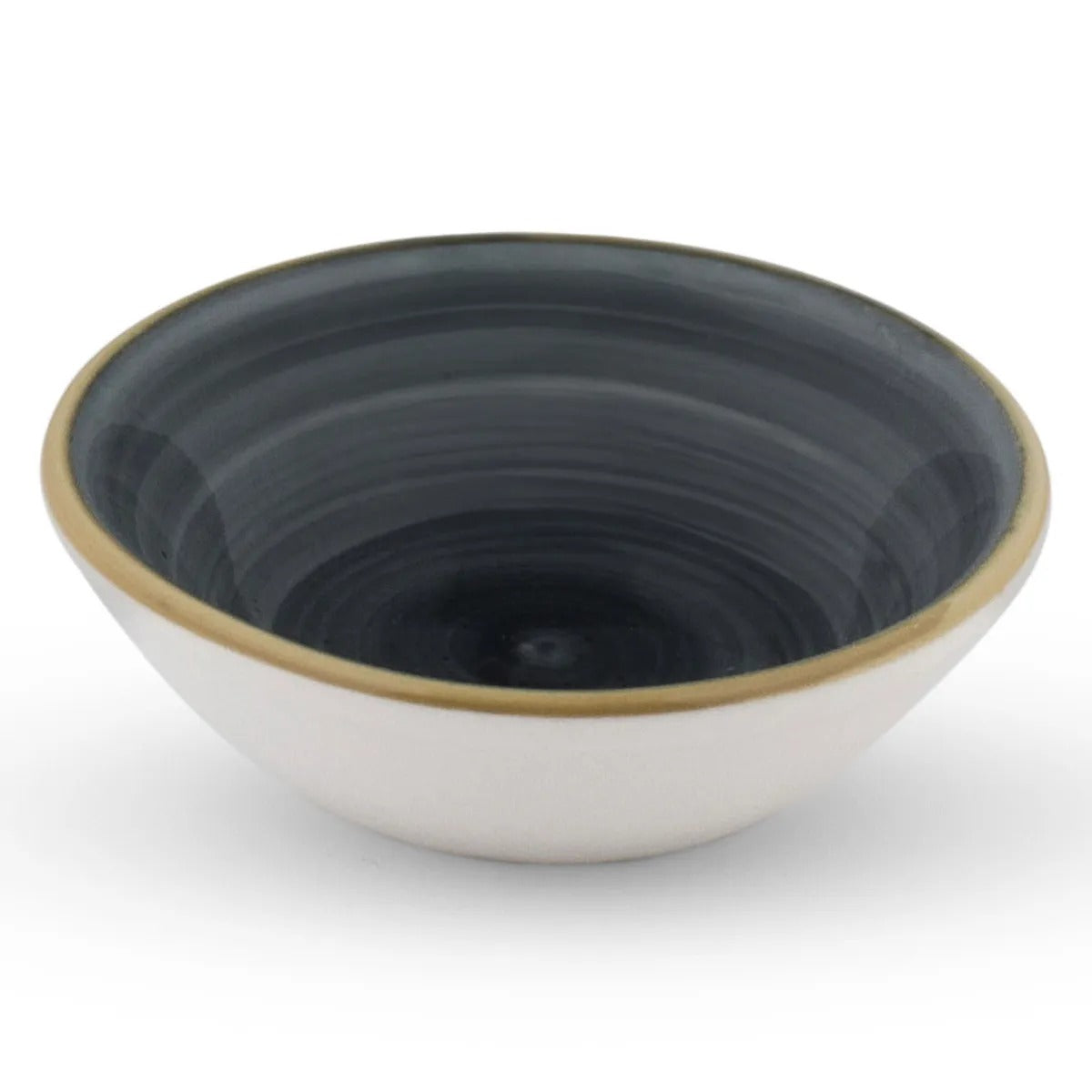 Bon Chef 2060060P Tavola Artis Porcelain Ramekin, 2 oz., 48/Case - Gold Gray