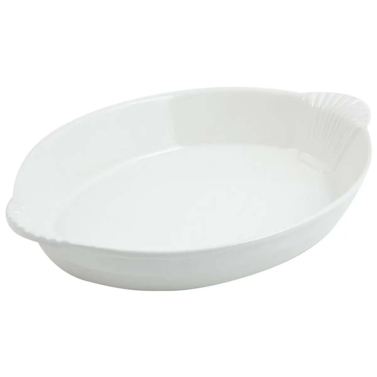 Bon Chef Cast Aluminum Casserole Dish, 4 qt. - White
