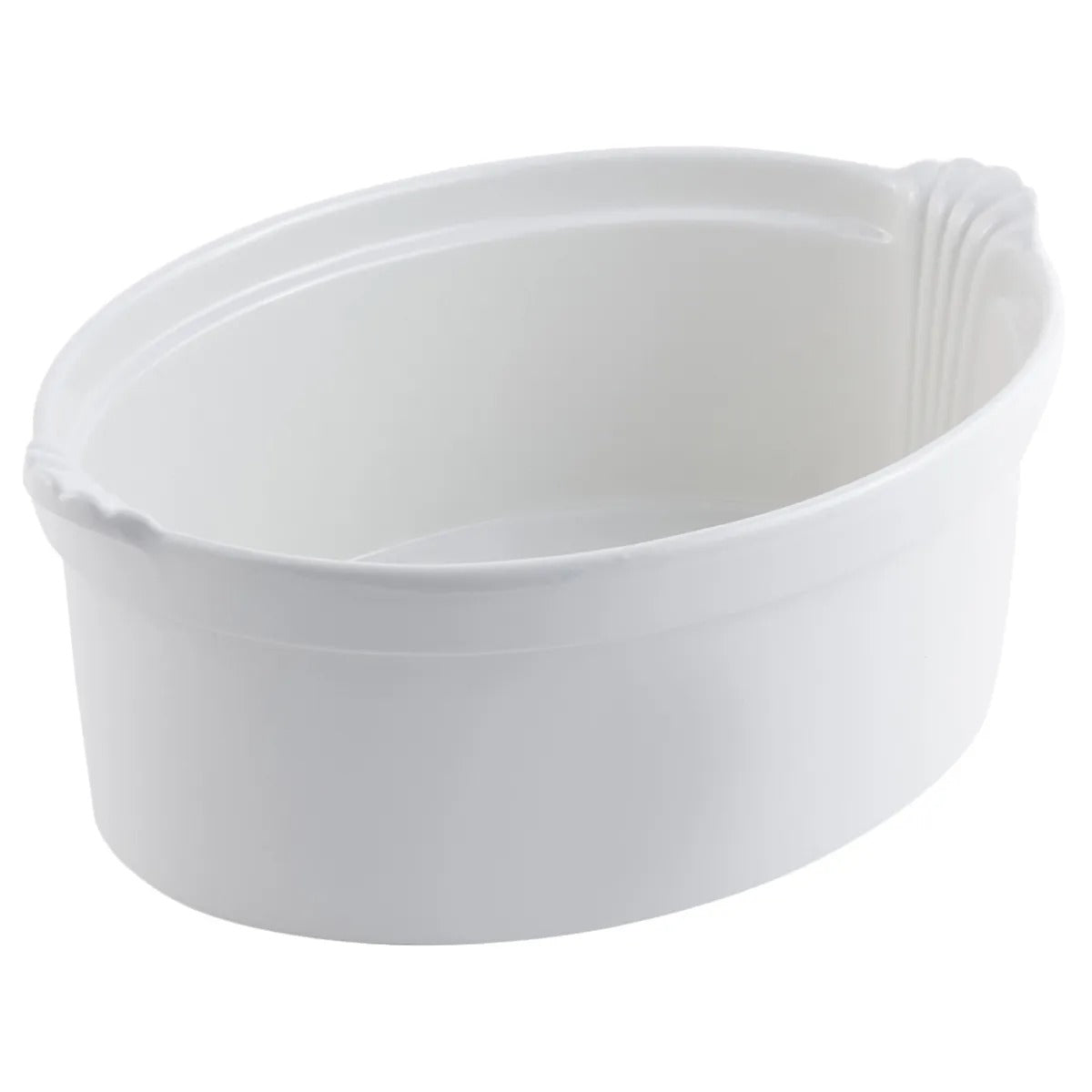 Bon Chef Cast Aluminum Casserole Dish, 8 qt. - White