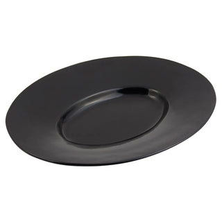 Bon Chef Cast Aluminum Platter, 15 3/4" x 19 1/2" - Black Sandstone Finish