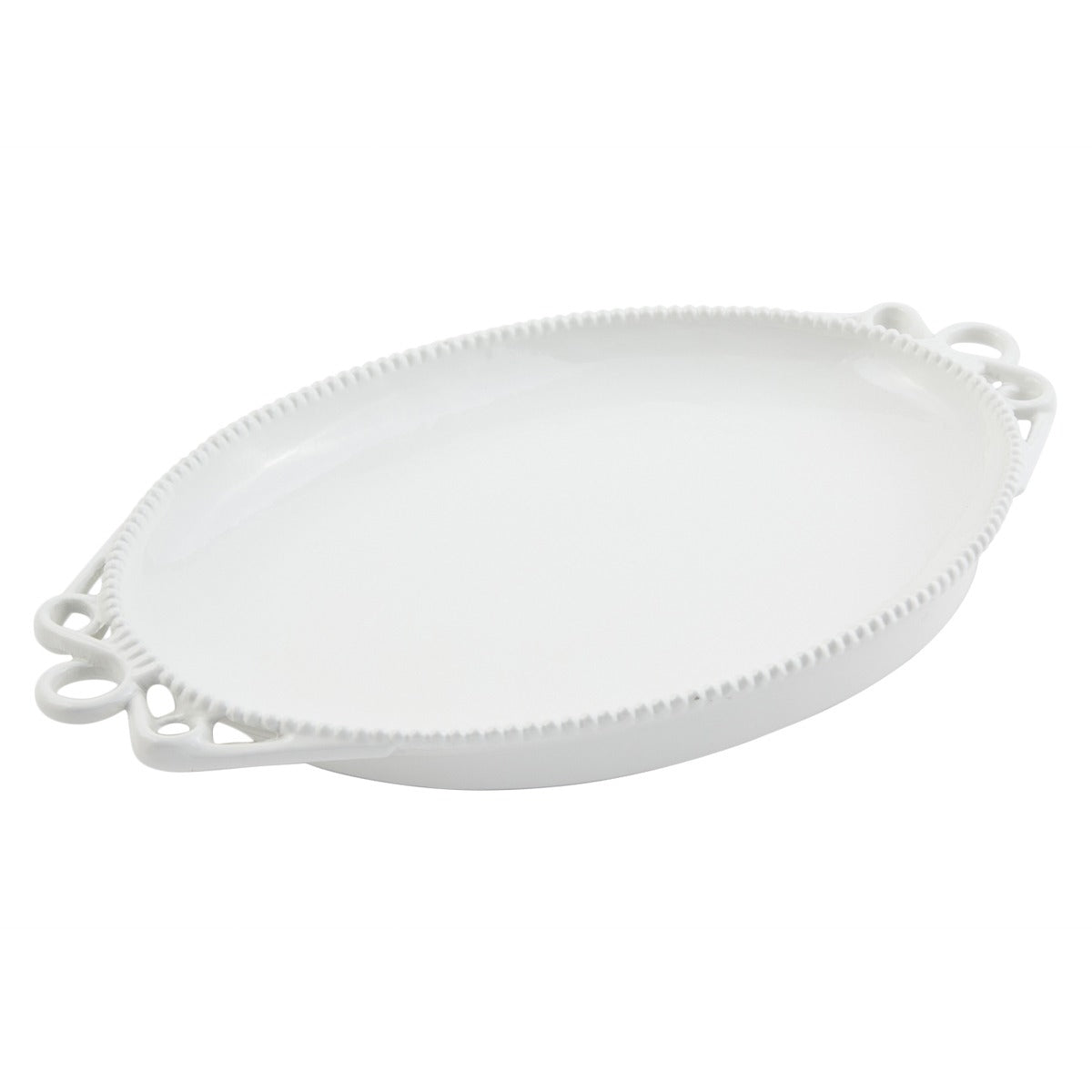 Bon Chef Cast Aluminum Platter, Silver - photo 2