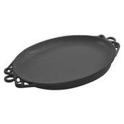 Bon Chef Cast Aluminum Platter, Black - 17 1/2"