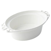 Bon Chef Cast Aluminum Bowl, 12 1/2" x 17 1/2", Silver - 11 qt.