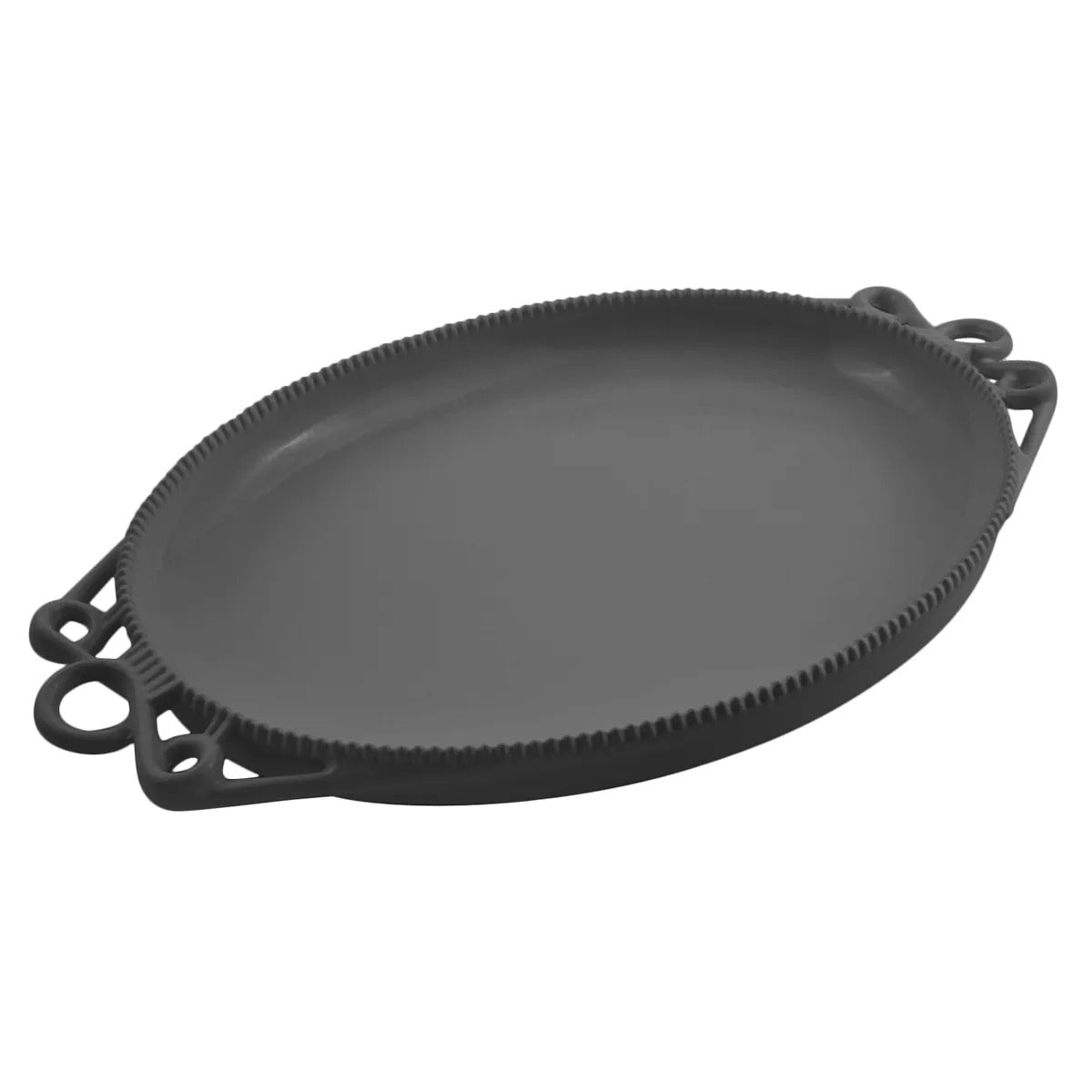 Bon Chef Cast Aluminum Platter, Black - 20"