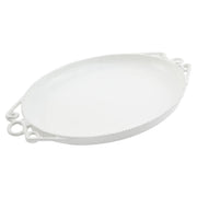 Bon Chef Cast Aluminum Platter, Silver - 22"