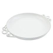 Bon Chef Cast Aluminum Platter, White - 14"