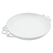 Bon Chef Cast Aluminum Platter, White - 18"