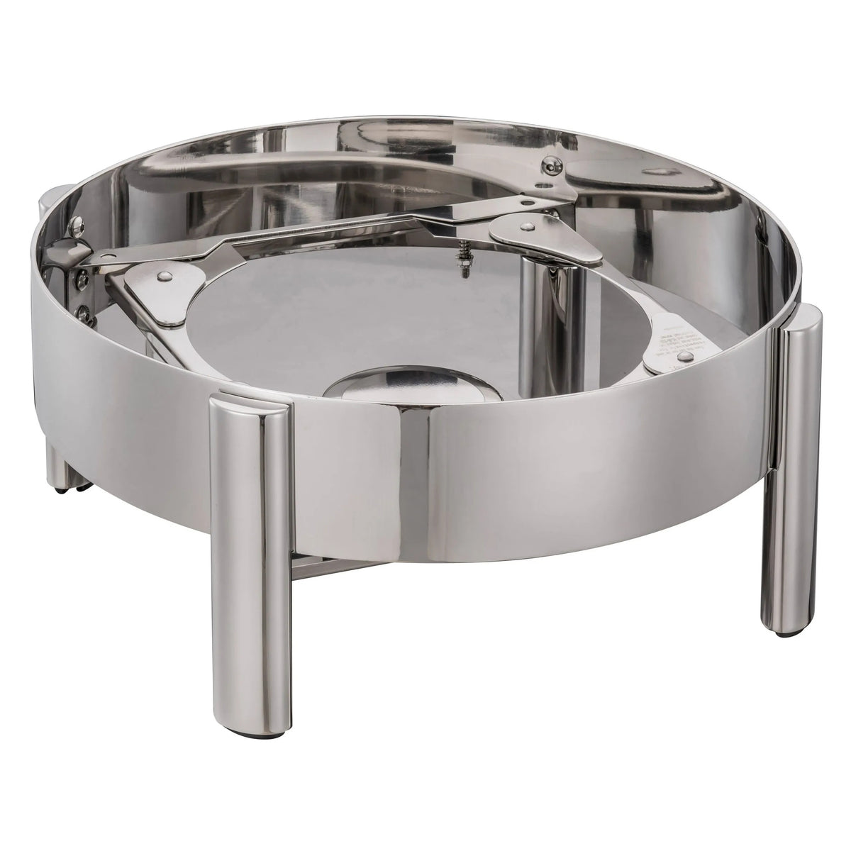 Bon Chef 22004ST Stainless Steel Chafer Stand, Oval / Round, Silver - Default Title